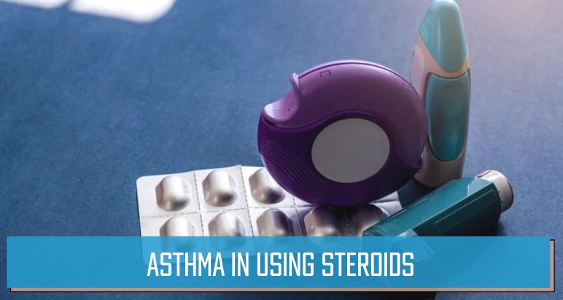 Asthma in using steroids